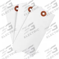 BRADY Shipping Tag: #5, 4 3/4 in Tag Ht, 2 3/8 in Tag Wd, White, Tyvek, Plain Tag, 1,000, PK (MPN 102036). Key specifications — Tag Color: White; Tag Material: Tyvek; Card Stock Thickness: 30 Points; Brand: BRADY.