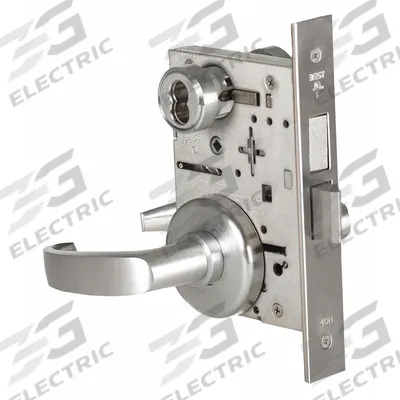 BEST Door Lockset: Passage Lever Locksets, Chrome, ADA Compliant
