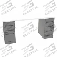 TENNSCO Workbench: Fixed Ht, Laminate, 72 in x 30 in, 750 lb Overall Load Capacity, Gray (MPN MWB-5-3072P). Key specifications — Brand: TENNSCO.