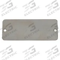 APPROVED VENDOR Blank Tag: Stainless Steel, Silver, 0.035 in Thick, Rectangle, 100 PK (MPN 41318). Key specifications — Material: Stainless Steel; Color: Silver; Brand: APPROVED VENDOR.