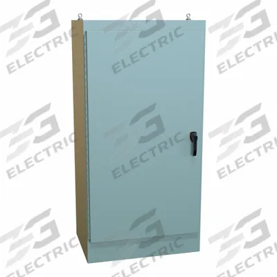 HAMMOND Electrical Enclosure: Steel, 72 in x 36 in x 24 in, NEMA 12, Solid Cover - Steel Dust-Tight Enclosures