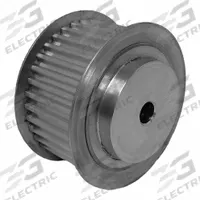 DAYTON Timing Pulley: Trapezoidal, Plain, For T5 Timing Belt Section, For 25 mm Belt Wd, 36 Teeth (MPN 36T5/36-2). Key specifications — Brand: DAYTON; Tooth Profile: Trapezoidal; Finish: Plain.