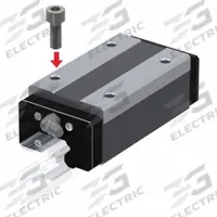 THK Linear Guide Carriage: For 25 mm Rail Wd, Ball, HSR Type Std Guide, 34.5 mm Carriage Ht (MPN HSR25LR1SS). Key specifications — Carriage Material: Carbon Steel; Roller Material: Carbon Steel; Size: 25; Brand: THK; Features: End Seal and Side Seal; Type: HSR Type Standard Guide.