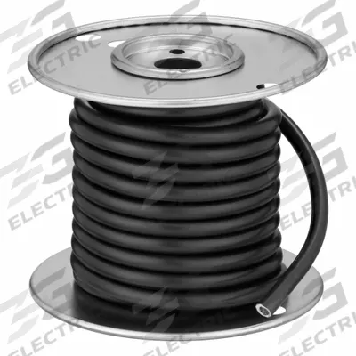 GROTE Primary Automotive Wire: GPT, 25 ft, 1 Conductor, 6 AWG, Black - PVC-Insulated General Purpose Primary Wires