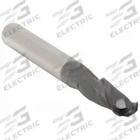 APPROVED VENDOR Ball End Mill: Carbide, AlTiN Coated, 2 Flute, 18 mm Mill Dia, 38 mm LOC, 102 mm OAL (MPN 221-001580B)