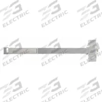 DEXTER Exit Device: 36 in Max Door Wd, Chrome (MPN ED1000-R-F-EO-3FT-US26D). Key specifications — Product Type: Exit Device; Brand: DEXTER; Exit Device Type: Rim; Exit Bar Style: Touchbar; ADA Compliant: Yes.