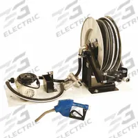 LIQUIDYNAMICS INC. Electric Drum Pump: 115 V AC, 1/10 hp HP, Polypropylene, 8 gpm Max. Flow Rate (MPN DR15R50XAPXXRSV). Key specifications — Brand: LIQUIDYNAMICS INC.; Nozzle Material: Stainless Steel; Meter: Not Included; Pump Kit Type: Pump with Discharge Hose, Reel & Nozzle.