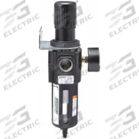 SPEEDAIRE Filter-Regulator: Std Duty Series, 1/2 in NPT, 212 cfm, 40 micron, 5 psi to 150 psi, 4ZL01. Key specifications — attr109419: SPEEDAIRE; attr109429: Aluminum; attr109463: Yes; attr109467: Rubber; attr109468: Standard Duty.
