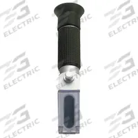 ABANAKI Refractometer: Brix, +/-0.2% Accuracy, Auto, Analog, 0.1% Resolution (MPN R1-B). Key specifications — Brand: ABANAKI; Accuracy: +/-0.2 %; Refractive Index - Min: 0 % Brix; Automatic Temperature Compensation Included: Automatic; Refractive Index - Max: 10 % Brix; Resolution: 0.1%; Test Parameters: Brix.