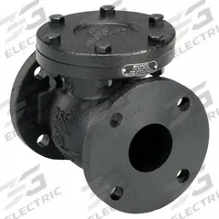 MILWAUKEE VALVE Swing Check Valve: Swing, Inline Valve Body, 2 1/2 in Pipe Size, Flange x Flange (MPN 2974-M 2-1/2). Key specifications — Brand: MILWAUKEE VALVE.