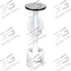 KISSLER Drain Stopper: 1 1/4 in Overall Dia, Plastic, Plastic, Silver, Pop Up (MPN 58-1145). Key specifications — Material: Plastic; Color: Silver; Brand: KISSLER; Application: Sink.