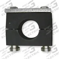 BEHRINGER PIPE SYSTEMS Vibration-Dampening Beta Clamp: Ribbed Bore, 304 Stainless Steel Clamp (MPN R8HT62125-PP)