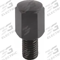 KIPP Positioning Foot w/Convex Face: External Threads, Spherical, Steel, M8 Thread Size, Black Oxide (MPN K0299.308010). Key specifications — attr648515: KIPP.