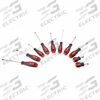MILWAUKEE Tether Ready Magnetized Tip Screwdriver Set: 1-10 Pieces, 10 Pieces, 13 3/4 in Overall Lg (MPN 48-22-2710). Key specifications — attr1205274: MILWAUKEE; attr1205269: 1/4 in.