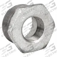 APPROVED VENDOR Metal Pipe Straight: Straight, 3 in x 1 1/2 in, Malleable Iron (MPN 2WJ82)