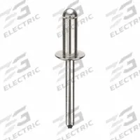 Blind Rivet,1 85/89" L,1/4" dia,PK100: Inch, 1 61/64 in Overall Lg, 5/8 in Body Lg, Open End, 100 PK (MPN U34121.025.0086). Key specifications — Brand: APPROVED VENDOR.