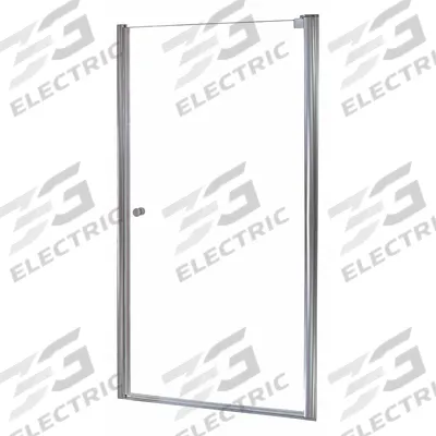 FOREMOST Shower Door: 28 1/2 in Min. Door Wd, 30 1/2 in Max. Door Wd, 72 in Overall Ht - Pivot Shower Doors