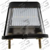 MAXXIMA License Plate Light: LED, License Plate Light, Clear, Rectangular, 2 3/4 in Overall Ht, Stud (MPN M25100L). Key specifications — Standards: DOT Compliant; Electrical Connection: Blunt Cut Wires; Brand: MAXXIMA; Installation Type: Permanent; Lens Color: Clear; Mount Type: Stud; Lighting Technology: LED; Light Type: License Plate Light.