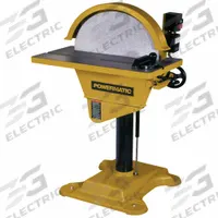 POWERMATIC Disc Sander: For Wood, 230V, Three-Phase, 3 hp, 20 in Dia, Floor Standing, 1,720 RPM Max (MPN 1791264). Key specifications — attr652953: 230V; attr652936: Three-Phase; attr666565: Wood; attr652910: POWERMATIC.