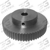 DAYTON Timing Pulley: Curvilinear, Fixed, For 9 mm Belt Wd, 18 Teeth, 3 mm Pitch, Aluminum (MPN 18-3M09-6A3). Key specifications — Brand: DAYTON; Finish: Clear Anodized; For Belt Series: Powerhouse®.