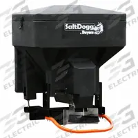 SALTDOGG Tailgate Spreader: Vehicle Battery-Powered, Compatible With: Truck, Broadcast, Poly Hopper (MPN TGS03). Key specifications — attr1033997: Steel; attr1033998: Poly; attr1034001: Hitch; attr1034002: Vehicle Battery-Powered; attr1034003: Tailgate Spreader; attr1034007: Horizontal Auger; attr1040777: Truck; attr1033988: SALTDOGG.