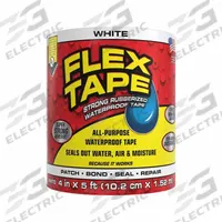 Roof Repair Tapes, Tools & Supplies: 8 in W, 5 ft L, 39 mil Thick, White, Rubber (MPN TFSWHTR0805). Key specifications — UV Protected Material: Yes; Color: White; Brand: FLEX SEAL; Compatible Surface Material: PVC; Material: Rubber.
