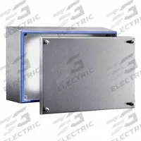 RITTAL Enclosure: 304 Stainless Steel, 12 in x 16 in x 5 in, NEMA 1/12/13/3/3X/4/4X, Solid Cover (MPN 1676600). Key specifications — Brand: RITTAL; Closure Method: Screws; Enclosure Material: 304 Stainless Steel; Knockouts: Not Included.