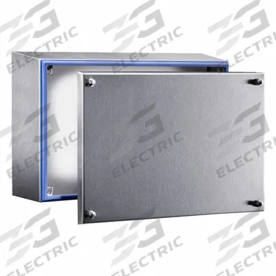 RITTAL Enclosure: 304 Stainless Steel, 12 in x 16 in x 5 in, NEMA 1/12/13/3/3X/4/4X - Stainless Steel Enclosures