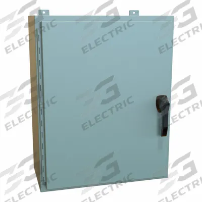 HAMMOND Enclosure: Steel, 30 in x 24 in x 12 in, NEMA 12/13/3R/4, Solid Cover - Steel Washdown Enclosures