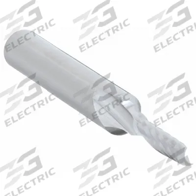 ONSRUD Solid Router Bit: Spiral O-Flute Upcut, 1/8" Cut Dia - Spiral O-Flute Router Bits for Plastics