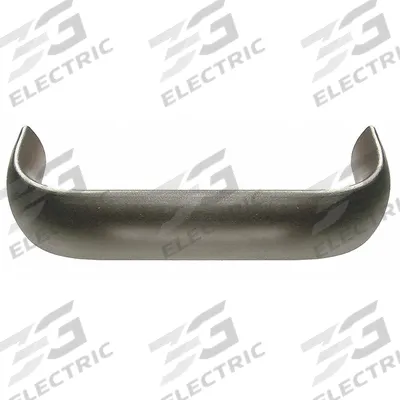 MONROE PMP Pull Handle: Threaded Holes, Stainless Steel, Silver, #10-32 Screw Size - Standard Pull Handles