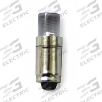 APPROVED VENDOR Compact LED Bulb: LED, Midget Grooved (S4S/8), (T) Tubular, T1-3/4, 24V DC, Red (MPN LMG-24-R). Key specifications — Voltage: 24V DC; Brand: APPROVED VENDOR; Bulb Shape: T1-3/4; Light Color: Red.