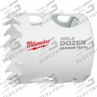 MILWAUKEE Hole Saw: 1 1/2 in Saw Dia., 4 Teeth per Inch, 1 5/8 in Max. Cutting Dp, Carbide Tipped (MPN 49-56-0713). Key specifications — attr1098070: 4; attr1098087: MILWAUKEE; attr1098073: 5/8"-18.