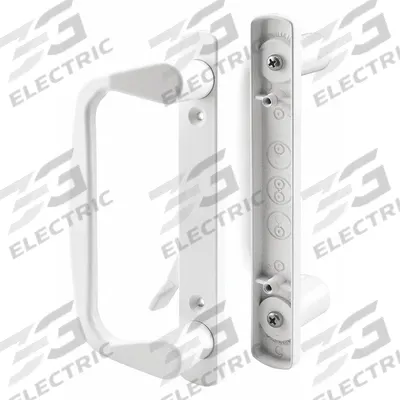 PRIME-LINE Sliding Door Lock: 2 in Lg, 1 in Wd - Recessed Handles for Sliding Doors
