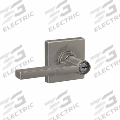 SCHLAGE RESIDENTIAL Solstice Lever Lockset: Passage Lever Locksets, Nickel - Office Lever Locksets