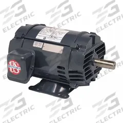 U.S. MOTORS General Purpose Motor: Rigid Base Mount, Open Drip Proof, 2 hp, 208V AC/230V AC/460V AC (MPN D2P2AH). Key specifications — Brand: U.S. MOTORS; Nameplate Voltage @ 60 Hz: 460V AC; Full Load Current @ 60 Hz: 6.6-6.6/3.3 A; Nameplate RPM @ 60 Hz: 1,725 RPM; Motor Enclosure: ODP.