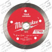 MILWAUKEE Diamond Saw Blade: Granite/Marble/Tile, 4 1/2 in Blade Dia., 5/8 in_7/8 in Arbor Size (MPN 49-93-9204). Key specifications — attr1097734: Wet/Dry; attr1097738: Angle Grinder; attr1097751: MILWAUKEE.