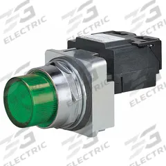 SIEMENS Pilot Light: 30 mm Panel Mounting Size, Green, Incandescent, Class 52 Series (MPN 52PL4H3). Key specifications — Series: Class 52; Brand: SIEMENS; Includes Push-To-Test: No Push-To-Test Included.
