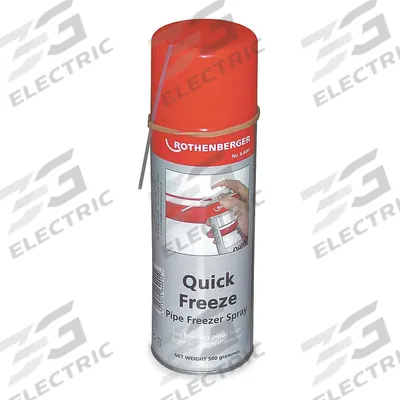 ROTHENBERGER Pipe Freezing Spray: 5/16 in Min Steel Pipe Size, 1 in Max Steel Pipe Size - Pipe Freezing Sprays & Gels