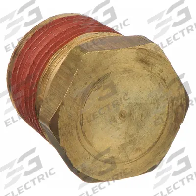 PARKER Plug: Hex Drive Cored Plug, 3/4 in, NPT Threaded, 1,000 psi, 1 1/16 in Lg - Threaded High-Pressure Pipe Fittings with Sealant
