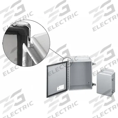 HOFFMAN Enclosure: Steel, 16 in x 14 in x 7 in, NEMA 12/13, Solid Cover - Steel Dust-Tight Enclosures