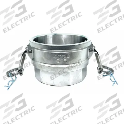 APPROVED VENDOR Cam and Groove Coupling: 4 in Coupling Size, 4"-8 Thread Size - Type D Stainless Steel Cam & Groove Fittings