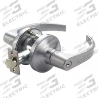 PDQ Door Lockset: Classroom Lever Locksets, Chrome, ADA Compliant, LFIC (MPN GT135PHL626234ASALFL). Key specifications — Ligature Resistance: Not Ligature-Resistant; Brand: PDQ; Lockset Function ANSI Code: F110; Visual Indicator Message: No Message; Lockset Style: Philadelphia; ADA Compliant: Yes; Finish: Satin Chromium-Plated : Zinc.