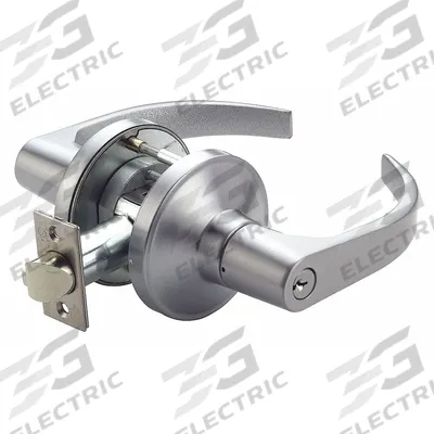 PDQ Door Lockset: Classroom Lever Locksets, Chrome, ADA Compliant