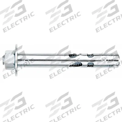 DEWALT Sleeve Anchor: 3 in Overall Lg, 3/8 in Dia, 5/16"-18 Thread Size, Stainless Steel - Sleeve Anchors with Hex Nuts