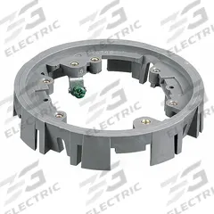 HUBBELL WIRING DEVICE-KELLEMS Adapter Ring: Round, Thermoplastic, Hubbell, PFB1, PFBA1A. Key specifications — attr1046698: Hubbell; attr233058: HUBBELL WIRING DEVICE-KELLEMS; attr1046695: Adapter Ring; attr1046697: PFB1; attr1046701: PFBA1A; attr1046702: Thermoplastic; attr1046708: Round.