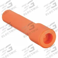 SMC Push-Fit Cap: 1/4 in OD Size, Tube Stem, Polybutylene Terephthalate, 35 mm Overall Lg, Orange (MPN KQ2P-07). Key specifications — Brand: SMC.
