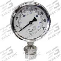KODIAK CONTROLS Pressure Gauge: 0 psi to 400 psi, KC301, 4 in Dial, 316 Stainless Steel, Mineral Oil (MPN KC301L40400/DSM3512). Key specifications — Brand: KODIAK CONTROLS; Gauge Case Liquid: Glycerin; Seal Fill Liquid: Mineral Oil; Gauge Case Material: 304 Stainless Steel; Seal Lower Housing Material: 316 Stainless Steel; Accuracy: ±1.00%; Gauge Wetted Parts: Stainless Steel.