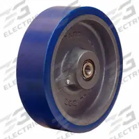 HAMILTON Caster Wheel: 10 in Wheel Dia., 3 in Wheel Wd, Polyurethane, 2,400 lb Load Rating, Blue (MPN W-1030-SPB-3/4). Key specifications — Brand: HAMILTON; Tread Shape: Ergo-Glide; Wheel/Tread Color: Blue.