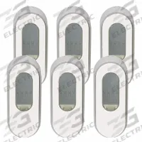 DIAL Toiletry Dispenser: 8 3/4 in Ht, 3 3/4 in Wd, 3 3/8 in Dp, Pouch Refill, Adhesive Tape/Screw (MPN 34055). Key specifications — Locking: Lockable; Color: Light Gray; Dispensing Mechanism: Button; Material: Plastic; Mounting Location: Wall Mount; Mounting Mechanism: Screw; Refill Style: Pouch; Product Type: Toiletry Dispenser.